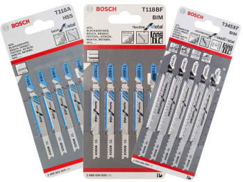 JIGSAW BLADES T101BIF PACK=5 BOSCH P/N 2608636431