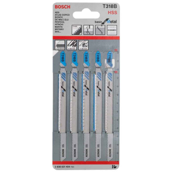 Bosch Jigsaw Blades Basic For Metal T318B 2608631404