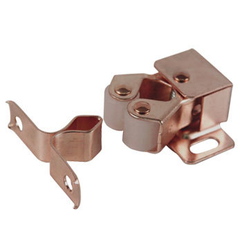 DOUBLE ROLLER CATCH FL.BRONZE PATT 1380G DOUBLE ROLLER CATCH FL.BRONZE PATT 1380G