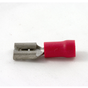 RED INSULATED FEMALE PUSH ON ERPO63F / RF66/08/VR