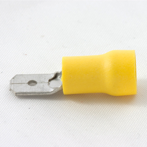 YELLOW INSULATED PUSH ON MALE EYPO63M / YM63/VR