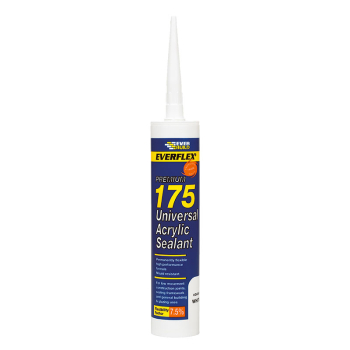 175 UNIVERSAL ACRYLIC SEALANT WHITE EVERBUILD 175 UNIVERSAL ACRYLIC SEALANT WHITE EVERBUILD
