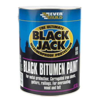 Everbuild 901 Black Bitumen Paint 5 Litre