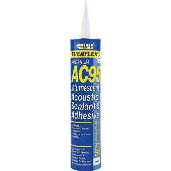 AC95 INTUMESCENT ACOUSTIC SEAL/ADH WHITE 900ML EVERBUILD AC95 INTUMESCENT ACOUSTIC SEAL/ADH WHITE 900ML EVERBUILD