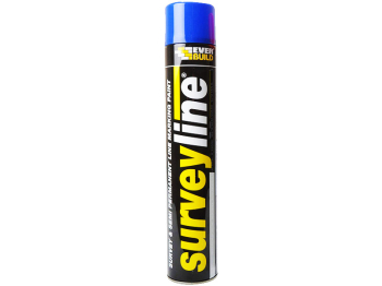 Surveyline Line Blue Marking Spray Paint 750ml 237798 Surveyline Line Blue Marking Spray Paint 750ml 237798
