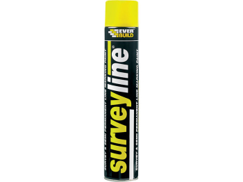 Surveyline Line Yellow Marking Spray Paint 750ml 237025 Surveyline Line Yellow Marking Spray Paint 750ml 237025