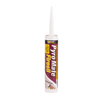 PYRO MATE FIRE RETARDANT WHITE SILICONE EVERBUILD