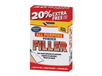 All Purpose Powder Filler 1.5kg + 20% Free Everbuild