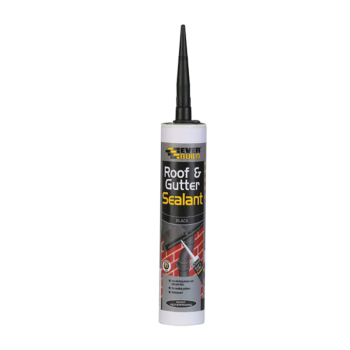 Roof & Gutter Sealant Black Everbuild