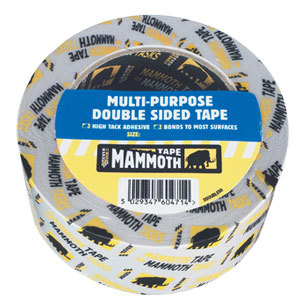 Multi-Purpose Double Sided Tape 25mm X 25mtr Mammoth