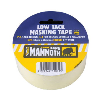 LOW TACK MASK TAPE MAMMOTH 25MM X 25MT EVERBUILD