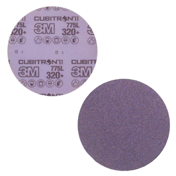 3M Cubitron II Hookit No Hole Sanding Disc 775L, 152mm 120g 3M Cubitron II Hookit No Hole Sanding Disc 775L, 152mm 120g