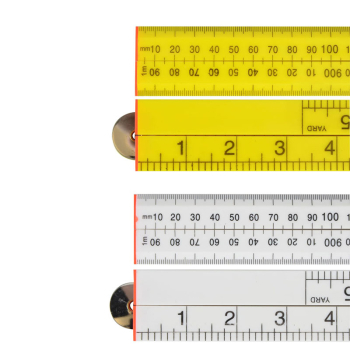 Folding Rule Yellow ABS Plastic 1m / 39in Folding Rule Yellow ABS Plastic 1m / 39in
