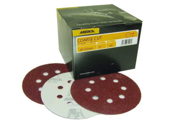 Mirka Coarse Cut 8 Hole Sanding Disc 125mm