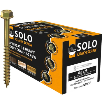 Solo Coach Screws - Hex Flange, Slash Point Solo Coach Screws - Hex Flange, Slash Point