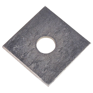 Washer Square Plate Metric Steel Zinc Plated