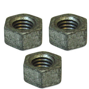 Full Nut Steel Galvanised Metric
