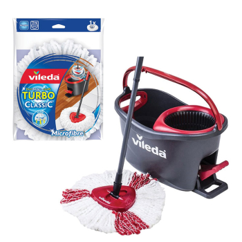 EasyWring & Clean Turbo Spin Mop & Bucket EasyWring & Clean Turbo Spin Mop & Bucket