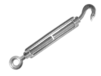 Straining Screw Hook & Eye Galvanised Straining Screw Hook & Eye Galvanised