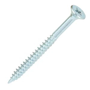 6G X 1 1/2 TIMco Twin-Thread Woodscrew Zinc CSK 6G X 1 1/2 TIMco Twin-Thread Woodscrew Zinc CSK