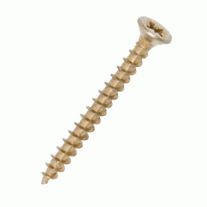 3.5 X 35mm Solo Multi-Purpose Woodscrew Yellow CSK 3.5 X 35mm Solo Multi-Purpose Woodscrew Yellow CSK