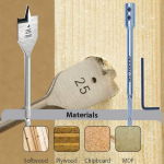 FLAT WOOD BIT 22 X 152 TIMCO ADDAX FB22 FLAT WOOD BIT 22 X 152 TIMCO ADDAX FB22