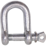 DEE SHACKLE EL/GALV 10MM 3/8" DEE SHACKLE EL/GALV 10MM 3/8"