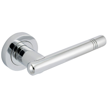 Cossima Lever on Rose Eclipse 31691 Polished Chrome