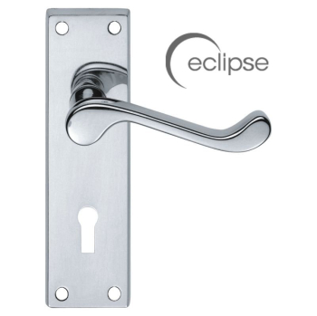 Eclipse Victorian Scroll Lock Handle J34100 Polished Chrome Eclipse Victorian Scroll Lock Handle J34100 Polished Chrome