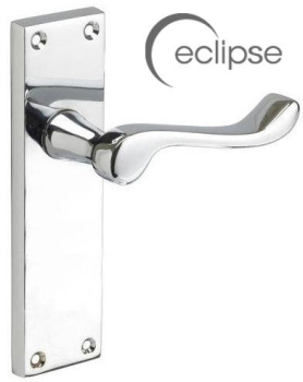 Eclipse Victorian Scroll Latch Handle J34101 Polished Chrome Eclipse Victorian Scroll Latch Handle J34101 Polished Chrome