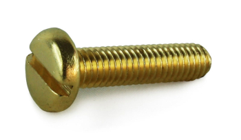 MACHINE SCREW PAN SLOT BRASS S/COL M6 X 50 MACHINE SCREW PAN SLOT BRASS S/COL M6 X 50