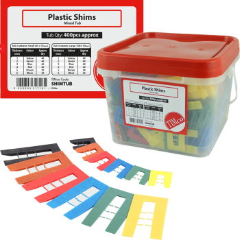 ASSORTED HORSESHOE SHIMS TUB 1MM TO 6MM (PACK OF 400) ASSORTED HORSESHOE SHIMS TUB 1MM TO 6MM (PACK OF 400)