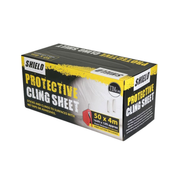 TIMco Shield Protective Cling Sheet PCS504 50m x 4m TIMco Shield Protective Cling Sheet PCS504 50m x 4m