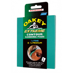 CONTOUR SANDING PADS PK=2 M/F OAKEY EXTREME 636425 58592 CONTOUR SANDING PADS PK=2 M/F OAKEY EXTREME 636425 58592