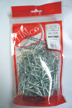 TIMBAG GST40B BAG=1KG NAILS GALV. SQUARE TWIST 40 X 3.75 TIMBAG GST40B BAG=1KG NAILS GALV. SQUARE TWIST 40 X 3.75
