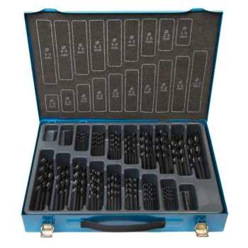 170PC HSS SET BF FLUTE GROUND 1-10MM IN METAL CASE 09596M170 170PC HSS SET BF FLUTE GROUND 1-10MM IN METAL CASE 09596M170