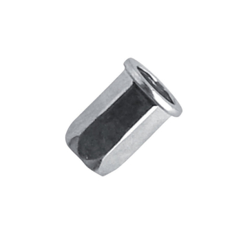 Rivet Nut Hexagon M6 x 17.0 Zinc Grip 0.5-3.0 Drill 9.1mm Rivet Nut Hexagon M6 x 17.0 Zinc Grip 0.5-3.0 Drill 9.1mm