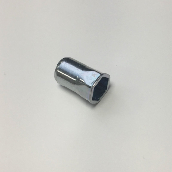 Rivet Nut Reduced 1/2 Hex M6 Metric A/F Zinc - HHCR062514 Rivet Nut Reduced 1/2 Hex M6 Metric A/F Zinc - HHCR062514