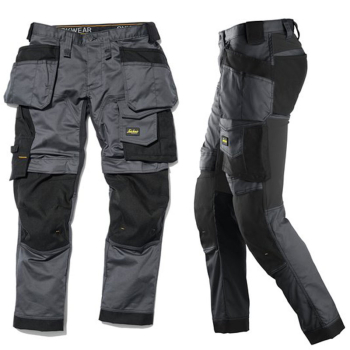 SNICKERS 6241 STRETCH TROUSERS 5804 STEEL/BLACK 150 34W X 34L SNICKERS 6241 STRETCH TROUSERS 5804 STEEL/BLACK 150 34W X 34L