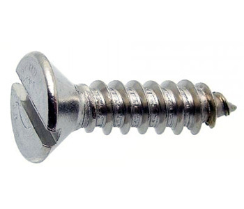 SELF TAPPING SCREW CSK SLOT AB A4 ST/ST 8G X 3/4 SELF TAPPING SCREW CSK SLOT AB A4 ST/ST 8G X 3/4