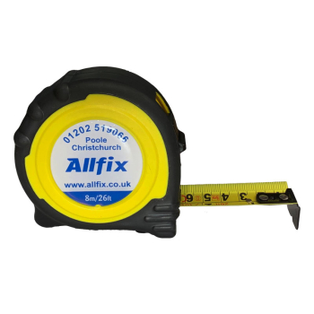 ALLFIX Branded 8 Metre Tape Measure