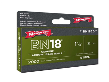 BN1820 Brad Nails 32mm 18g (Pack 1000)