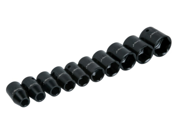 1/2in Metric Impact Socket Set 9-27mm, 10 Piece 1/2in Metric Impact Socket Set 9-27mm, 10 Piece