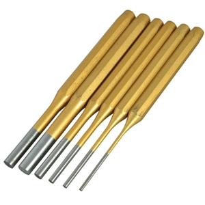 Gold Pin Punch Set 6 Piece Gold Pin Punch Set 6 Piece