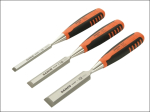 424-P Bevel Edge Chisel Set, 3 Piece 424-P Bevel Edge Chisel Set, 3 Piece