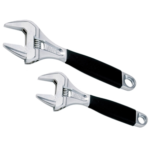 ERGO Extra Wide Jaw Adjustabl e Wrench Twin Pack