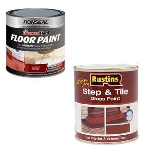Professional Polyurethane Floor Paint Tile Red 250ml
