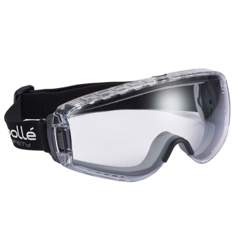 PILOT PLATINUM Ventilated Saf ety Goggles - Clear