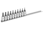 1/4in Drive TORX Socket Set, 10 Piece 1/4in Drive TORX Socket Set, 10 Piece