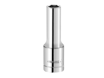 Hexagon Socket 6 Point Long Reach 1/4in Drive 6mm Hexagon Socket 6 Point Long Reach 1/4in Drive 6mm